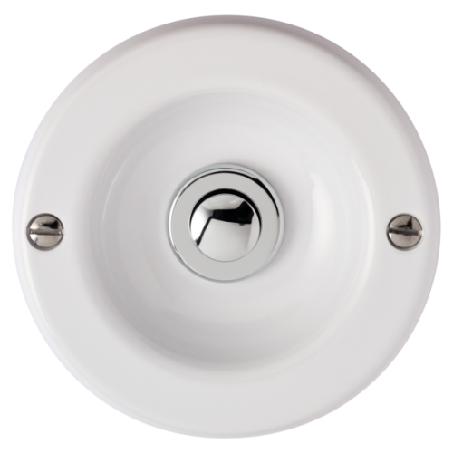 Grothe Beldrukker messing wit, inbouwmontage, met PROTACT 360 CR - Productfoto transparant beldrukker ks wit grothe - 20148502