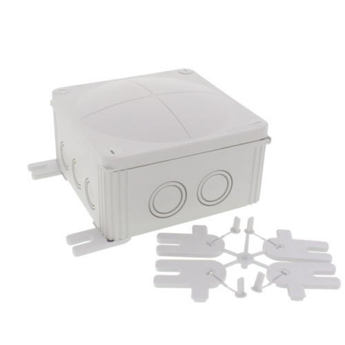 Wiska Bevestigingsvoetjes voor kabeldozen COMBI 308/407/607/1010/1210/1610 - Productfoto transparant bevestigingsvoetjes wiska tbv kabeldoos combi - 20150438