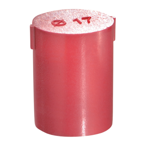 Wiska Blindplug kunststof 17mm, tbv onder andere Wiska SPRINT kabelwartels - Productfoto transparant blindstop bs sprintwartel wiska 563707 - 20149335