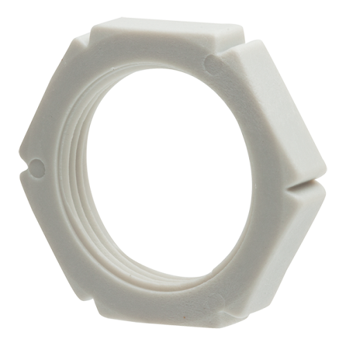 Wiska Contramoer kunststof, glasvezelversterkt PG16 grijs - Productfoto transparant blindstop kunststof mug16 wiska 563446 - 20148945
