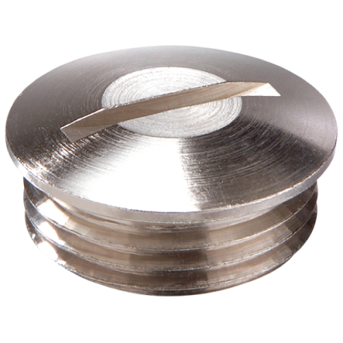Wiska Blindstop RVS, draad M63x1,5 - Productfoto transparant blindstop rvs wiska - 20149571