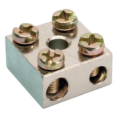 JMV aardblokje (A) 1x25+1x6mm&sup2; gesl. - Productfoto transparant blokaftakklem a jmv 9200039 - 5031952