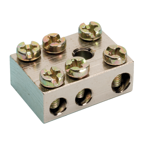 JMV aardblokje (B) 1x25+2x6mm&sup2; gesl. - Productfoto transparant blokaftakklem b jmv 9200040 - 5031940