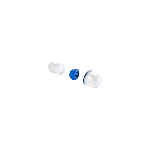 Pflitsch Kunststof kabelwartel tbv food-industrie, M25x1,5, doorlaat 12-15mm - Productfoto transparant blueglobe cleanplus polyamide pflitsch - 20153166