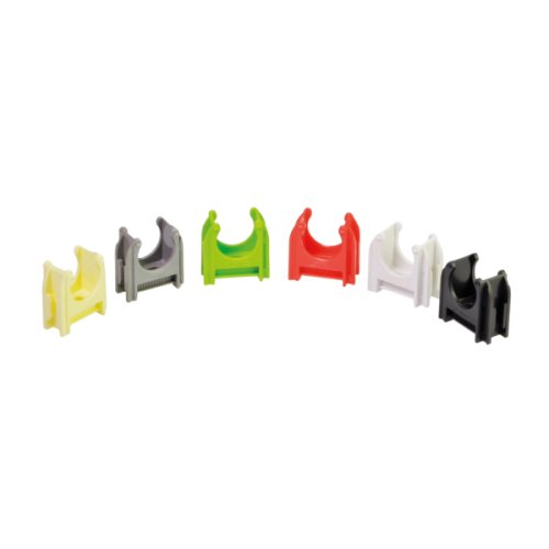 SCHNABL ec16 klem wit 5/8 15 -16 mm - Productfoto transparant buisklemclip kleuren schnabl euroclips - 2420010