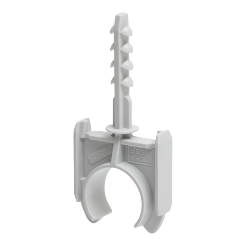 Schnabl Kunststof buisklemplug, halogeenvrij boor 6mm, 3/4 inch/19-19,8mm KEMA - Productfoto transparant buisklemplug aks19 schnabl 230119 - 20148584