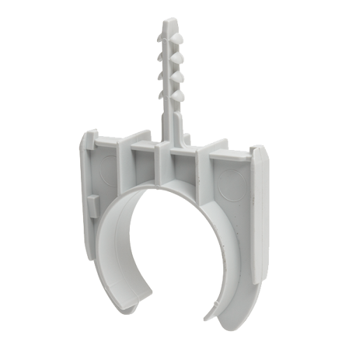 Schnabl Kunststof buisklemplug, halogeenvrij, boorgat 6mm, 1 1/2 inch/37-40mm - Productfoto transparant buisklemplug aks40 schnabl 230140 - 20148591
