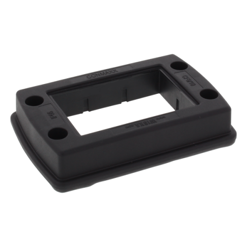 Wiska Basisframe t.b.v. Conmaxx kabeldoorvoer t.b.v. 6 eenheden - Productfoto transparant conmaxx basisframe cf6 10 wiska 550801 - 20150336