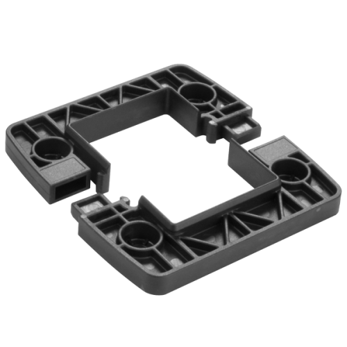 Wiska Beveiligingsframe t.b.v. Conmaxx kabeldoorvoer basisframe CF4-B1 zwart - Productfoto transparant conmaxx beveiliginsframe cv4 wiska 550804 01 - 20150339