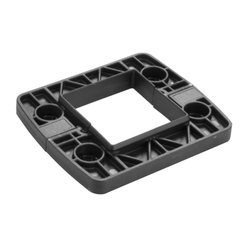 Wiska Beveiligingsframe t.b.v. Conmaxx kabeldoorvoer basisframe CF4-B1 zwart - Productfoto transparant conmaxx beveiliginsframe cv4 wiska 550804 - 20150339