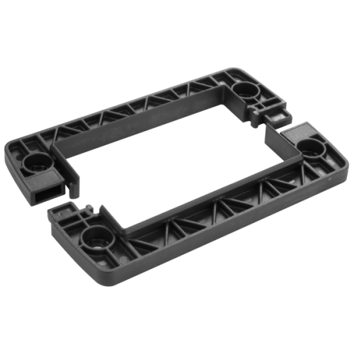 Wiska Beveiligingsframe t.b.v. Conmaxx kabeldoorvoer basisframe CF8-16 zwart - Productfoto transparant conmaxx beveiliginsframe cv8 wiska 550806 01 - 20150341
