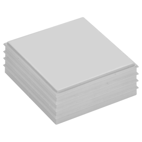 Wiska Conmaxx inzetstuk, groot (4 EH), gesloten, grijs - Productfoto transparant conmaxx inzet cdg wiska 550868 - 20150403
