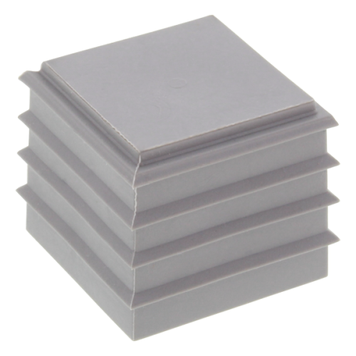 Wiska Conmaxx inzetstuk, klein (1 EH), gesloten, grijs - Productfoto transparant conmaxx inzet cdk wiska 550854 - 20150389