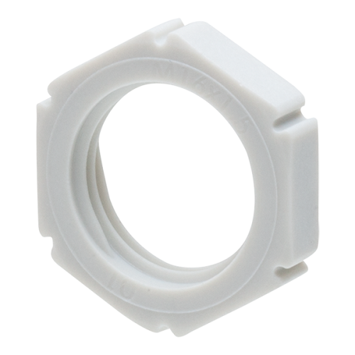 WISKA moer pvc m16 EMUG16 - Productfoto transparant contramoer kunststof emug16 wiska 563504 - 2026618