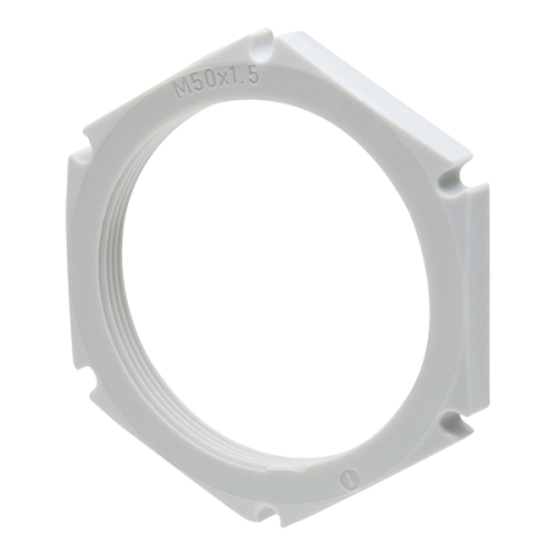 WISKA moer pvc m50 EMUG50 - Productfoto transparant contramoer kunststof emug50 wiska 563524 - 11005638