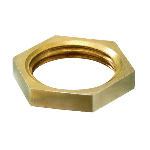 Wiska Contramoer messing, M30 - Productfoto transparant contramoer messing din89280 gm bl wiska - 20210901