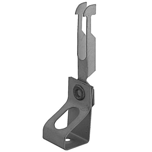 JMV Dakplaathanger recht, voor pendel M10, boorgat 7mm - Productfoto transparant dakplaathanger rd ict jmv 9003740 - 20156570