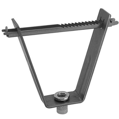 JMV Rapid dakplaathanger V model, voor aansluiting draadstang M6 - Productfoto transparant dakplaatprofielhanger rtb6 jmv 9004110 - 20156883