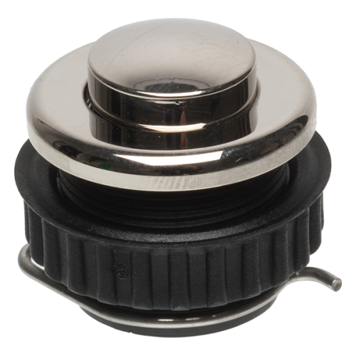 Grothe Deurcontact inbouw, met steekcontacten, IP54, vernikkeld messing - Productfoto transparant deurcontact inbouw protact 370ni messing vernikkeld grothe 716213 - 20148471