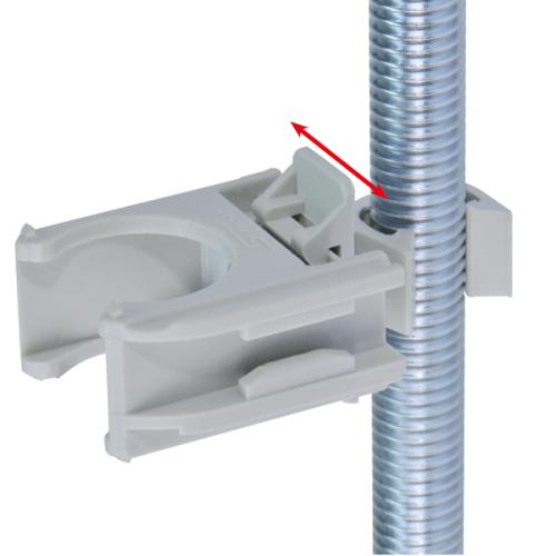 Schnabl Kunststof bevestigingsclip Euro-Clip, halogeenvrij, voor draadeindbev. - Productfoto transparant draadeindclip kabelclipbeugel sgc schnabl 230361 01 - 20148636