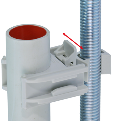 Schnabl Kunststof bevestigingsclip Euro-Clip, halogeenvrij, voor draadeindbev. - Productfoto transparant draadeindclip kabelclipbeugel sgc schnabl 230361 02 - 20148636