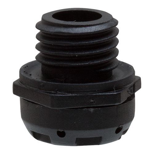 Wiska Drukvereffeningscomponent kunststof M12x1,5 zwart - Productfoto transparant drukfereffening anti condens ventgland kunststof evps12 wiska 564141 - 20149865