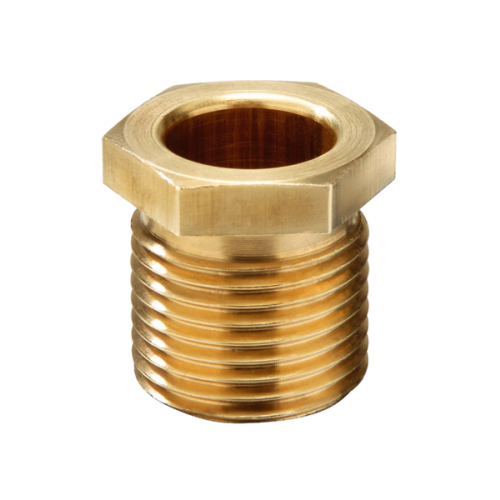 Wiska Drukmoer messing lange tap -150-250 graden M72x2 - Productfoto transparant drukmoer messing lange tap wiska - 20210962