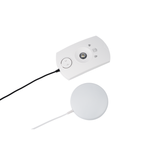 Ei Electronics Flitslamp 230V gevoed, draadloos doorkoppelbaar, met trilpad - Productfoto transparant ei170 flitslicht en trilpad 2 - 20150774