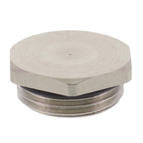 Wiska Blindstop messing vernikkeld, M16x1,5 zeskant - Productfoto transparant emvss ord blindstoppen messing vernikkeld zeskant met o ring wiska - 20193608