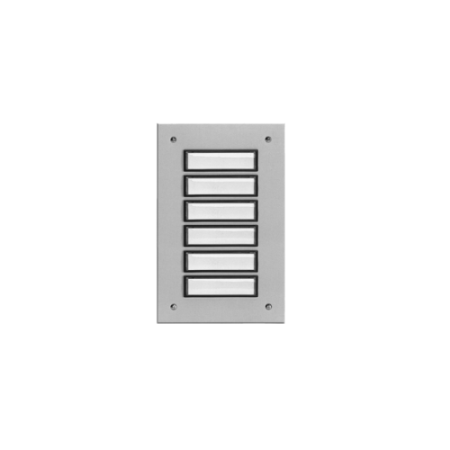 Grothe ETAGEPLAAT aluminium, inbouw, 6-voudig, weersbestendig - Productfoto transparant etageplaat eta806 grothe - 20148445