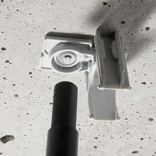 Schnabl Kunststof bevestigingsplaatje Euro-Clip, halogeenvrij, schietbev. grs - Productfoto transparant euroclip schietplaatje esp schnabl 230280 01 - 20148633