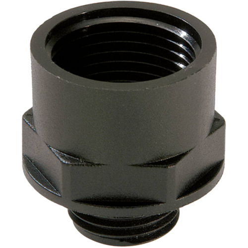 Wiska Reduceerring ATEX, kunststof, M20x1,5 - M16x1,5, zwart - Productfoto transparant ex krm - 20149407