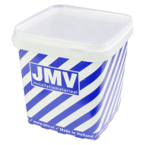 JMV Spijkerclip, halogeenvrij, voor flexbuis 16-19/20mm, naturel, in emmer - Productfoto transparant flexbuis spijkerclip emmer jmv - 20155897