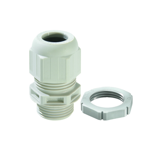 Wiska Wartel kunststof met reduceerinzet en contramoer M20 grijs - Productfoto transparant glp 7035 - 20210537