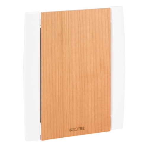 Grothe Gong, voeding dmv 230V of 8-12V trafo, kersenhout - Productfoto transparant gong croma wit kersenhout grothe - 20148290