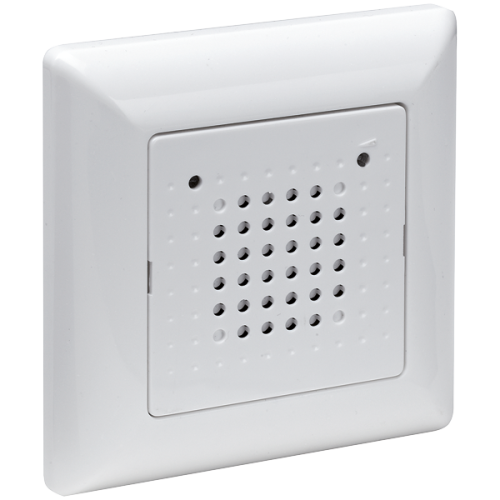 Grothe Gong inbouw wit, 230V, tot 83dB/A, inkl. afdekraam - Productfoto transparant gong inbouw upgong grothe 714279 - 20212087