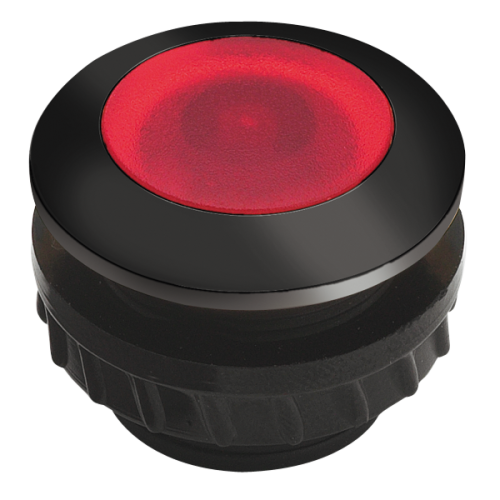 Grothe Deurcontact met LED, inbouw, met steekcontacten, IP54, met zw/alu.rand - Productfoto transparant gr protact 100 led - 20148482