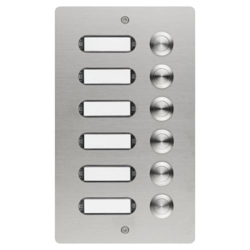 Grothe Etageplaat, inbouw, 6-voudig, RVS - Productfoto transparant grothe eta406 v2a up - 20148419