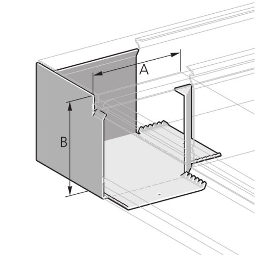 Pflitsch Hoekstukverbinder, 90 graden, 60x60 RVS - Productfoto transparant hoekverbinder 90 graden pik wvf pflitsch - 20154041