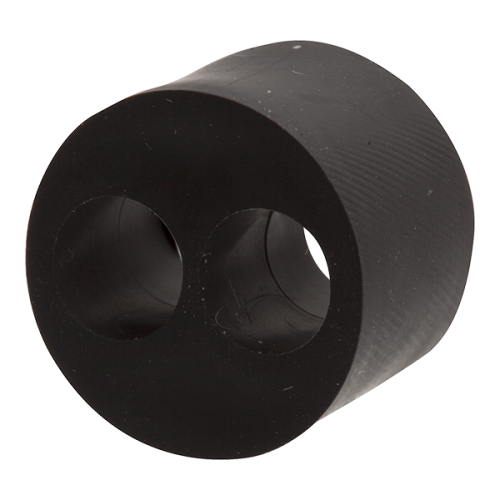 Wiska Inzetstuk meerv. TPE, wartel M40 2x110 Railway doorl. 9-11 mm - Productfoto transparant inzetstuk meervoudig mfd2002065 wiska 563722 - 20210850