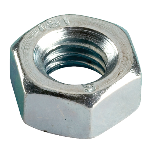 JMV Zeskantmoer M16x2 staal verzinkt, DIN 934-8 - Productfoto transparant jmv 9400810 moer m10 - 20156154