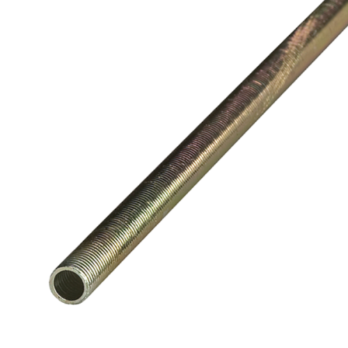 JMV Nippelbuis 10x1mm, lengte 30mm, staal geel verzinkt - Productfoto transparant jmv 9400948 nippelbuis r38 - 20156240