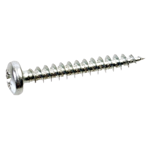 JMV Spaanplaatschroef 4.5x60, verzinkt bolkop voldraad - Pozidrive 2 - Productfoto transparant jmv spaanplaatschroeven rvs bolkop pozidrive 2 - 20156380