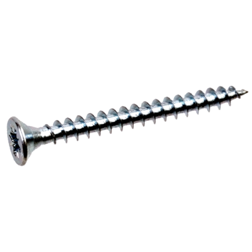 JMV Spaanplaatschroef 4,0x55, verzinkt platte kop voldraad - Pozidrive 2 - Productfoto transparant jmv spaanplaatschroeven verzinkt pozidrive 1 - 20156098