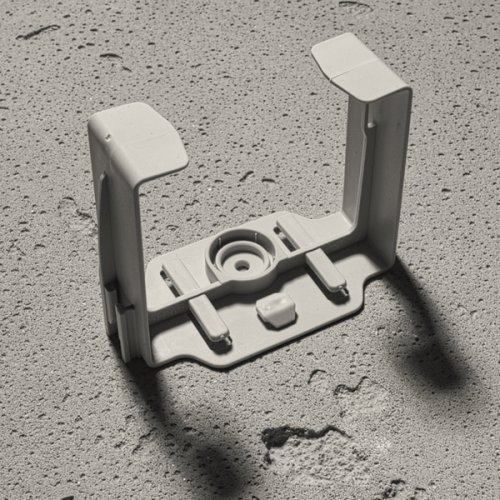 Schnabl Kunststof kabelhouder tbv vloeren, max.45 kabels &agrave;10mm, schietbevestig - Productfoto transparant kabelbundelhouder bsh schnabl gebruiksfoto3 - 20148581