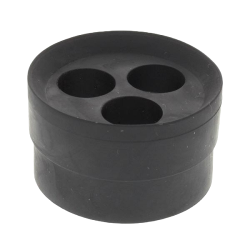 WISKA varkenssnuit 3x5,5mm m20 zwart - Productfoto transparant kabeldoorvoertule sprint inzetstuk 3 voudig wiska - 11011187