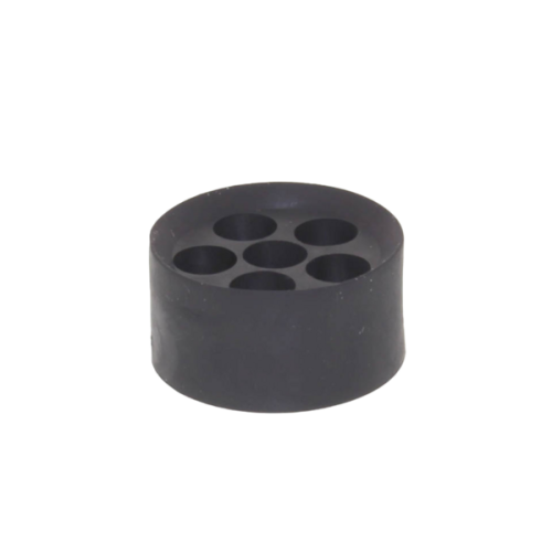 Wiska Inzetstuk meerv. TPE, wartel M32 6x20 doorl. 1-2 mm - Productfoto transparant kabeldoorvoertule sprint inzetstuk 6 voudig wiska - 20210857