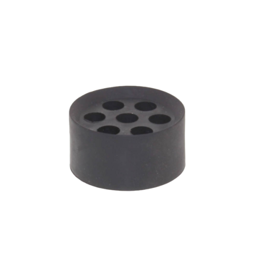 Wiska Inzetstuk meerv. TPE, wartel M40 7x70 Railway doorl. 5-7 mm - Productfoto transparant kabeldoorvoertule sprint inzetstuk 7 voudig wiska - 20210696