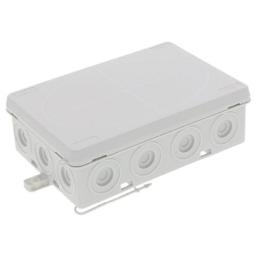 Wiska Kabeldoos kunststof, IP55, 86x125x41mm, kleur grijs - Productfoto transparant kabeldoos ka wiska 560112 - 20150450