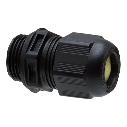 Wiska Kabelwartel, ATEX EX-e, M20x1,5 doorlaat 7-13mm, zwart - Productfoto transparant kabelwartel kunststof atex eske1 e20 wiska 566986 - 20149926